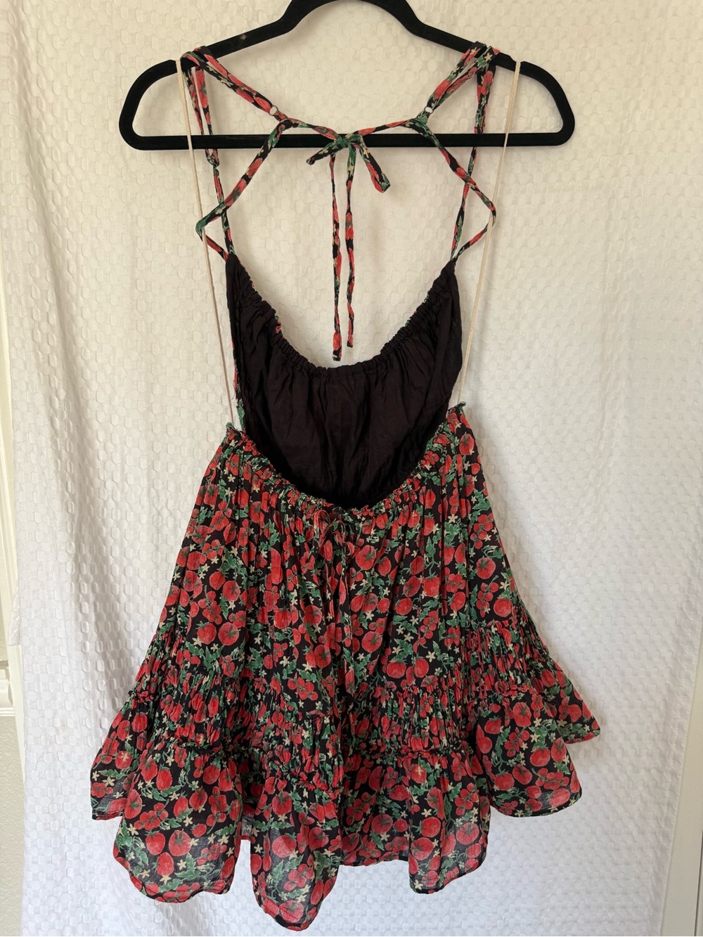 Free People Taking Sides Sheer Printed Mini Dress Roma Combo S - Picture 5 of 9